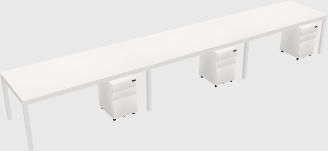 Rectangular desk