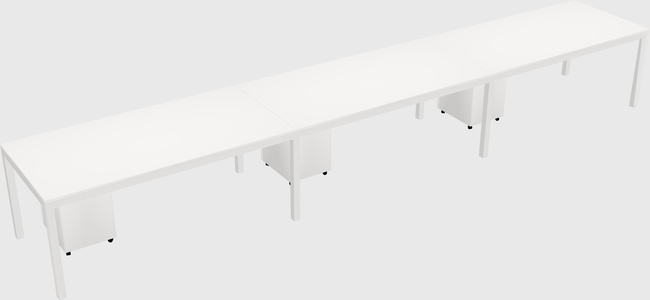 Rectangular desk