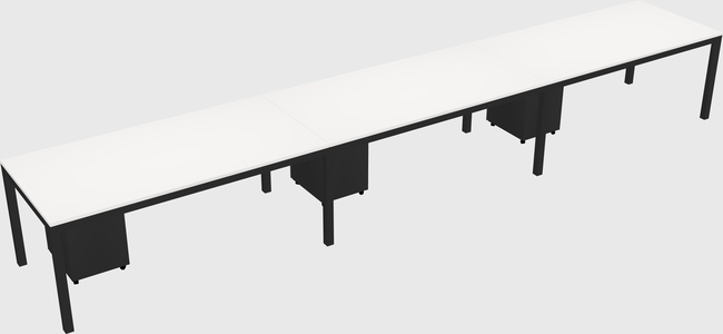 Rectangular desk