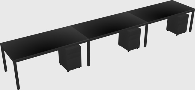 Rectangular desk
