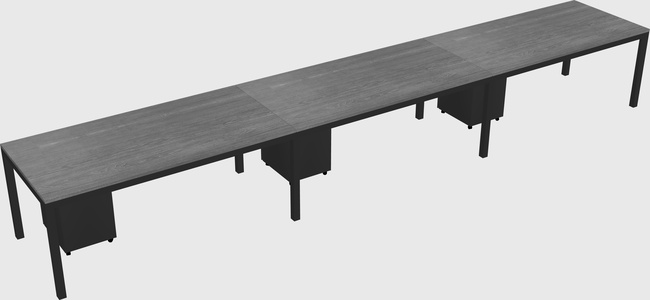 Rectangular desk