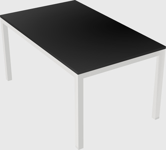 Rectangular desk