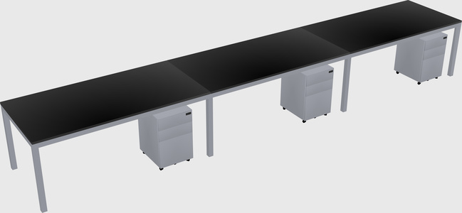 Rectangular desk