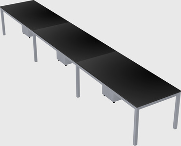 Rectangular desk