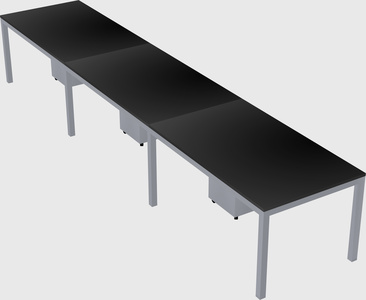 Rectangular desk