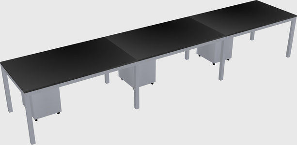 Rectangular desk
