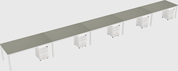 Rectangular desk