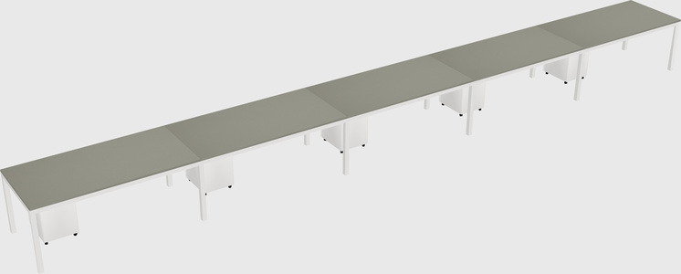 Rectangular desk