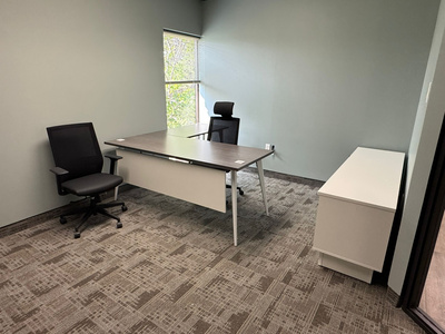 Modern rectangular office desk