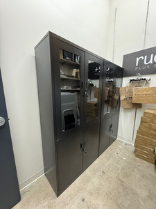 Metal storage cabinet