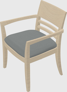 Solid wood guest chair