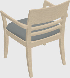 Solid wood guest chair