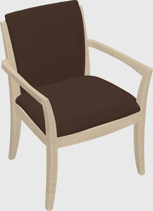 Solid wood guest chair