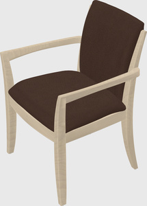 Solid wood guest chair