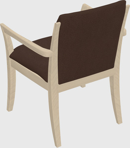Solid wood guest chair