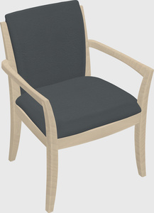 Solid wood guest chair