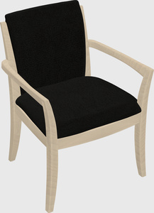 Solid wood guest chair