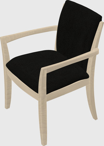 Solid wood guest chair