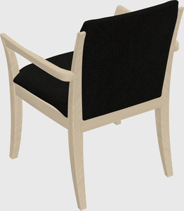Solid wood guest chair