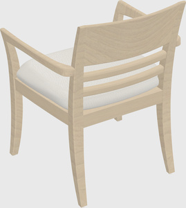 Solid wood guest chair