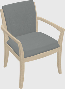 Solid wood guest chair