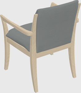 Solid wood guest chair