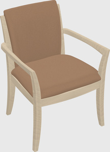 Solid wood guest chair