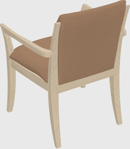 Solid wood guest chair