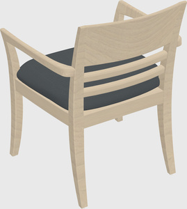 Solid wood guest chair