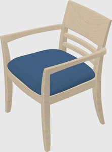 Solid wood guest chair