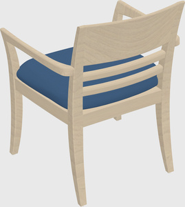 Solid wood guest chair
