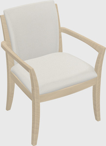 Solid wood guest chair