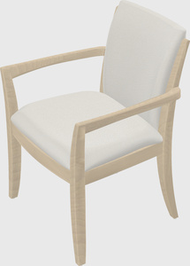 Solid wood guest chair