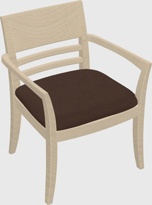 Solid wood guest chair
