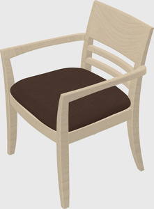 Solid wood guest chair