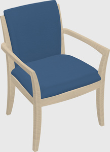 Solid wood guest chair
