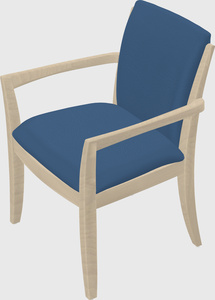 Solid wood guest chair