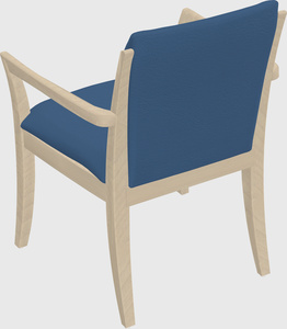 Solid wood guest chair