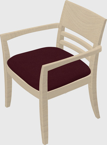 Solid wood guest chair