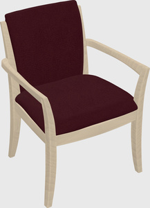 Solid wood guest chair