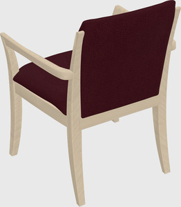 Solid wood guest chair