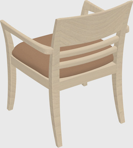 Solid wood guest chair