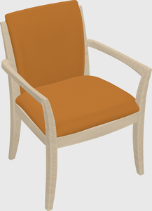 Solid wood guest chair