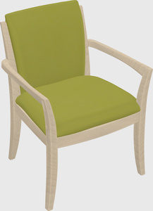 Solid wood guest chair