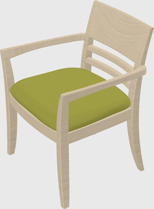 Solid wood guest chair