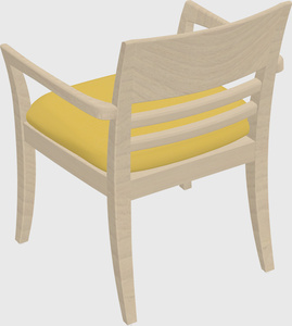 Solid wood guest chair