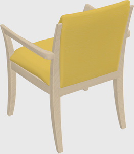 Solid wood guest chair