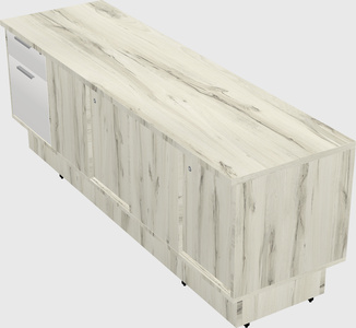 Low credenza cabinet