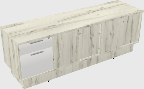 Low credenza cabinet