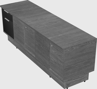 Low credenza cabinet